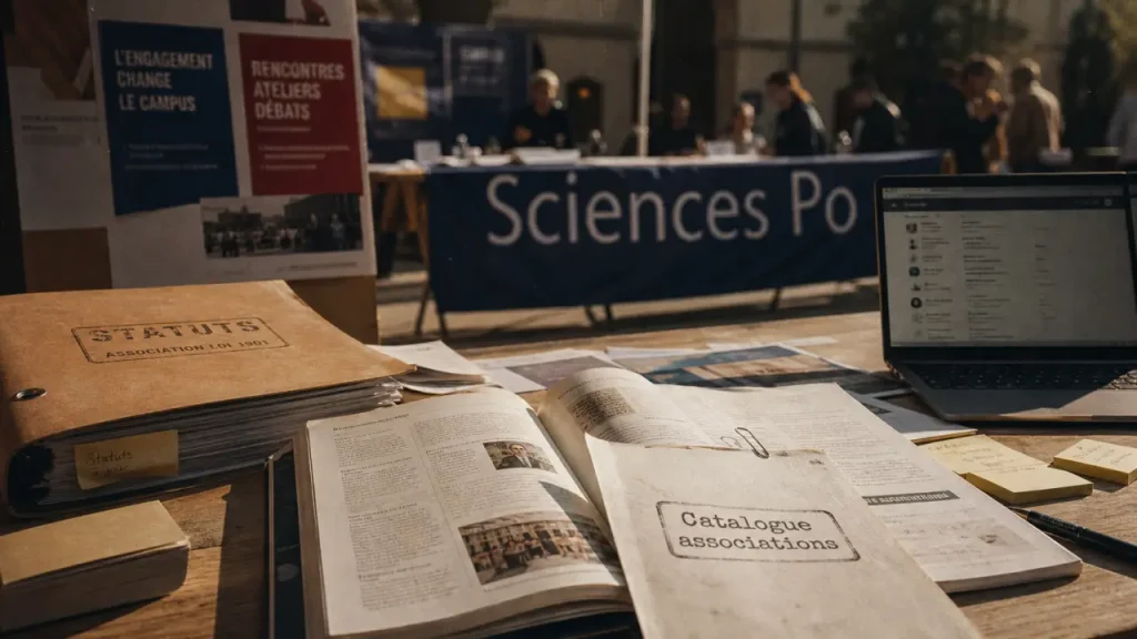 Association sciences po : catalogue, structure et domiciliation