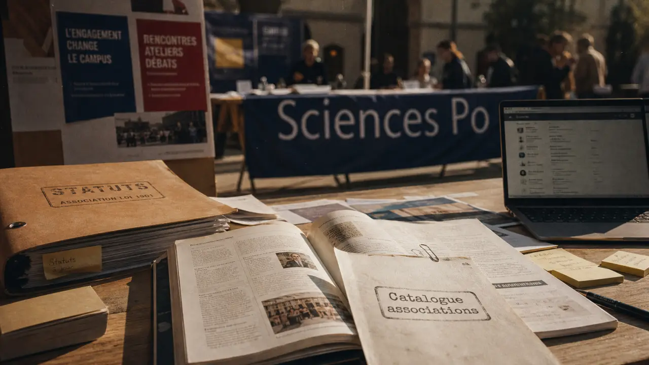 Association sciences po : catalogue, structure et domiciliation