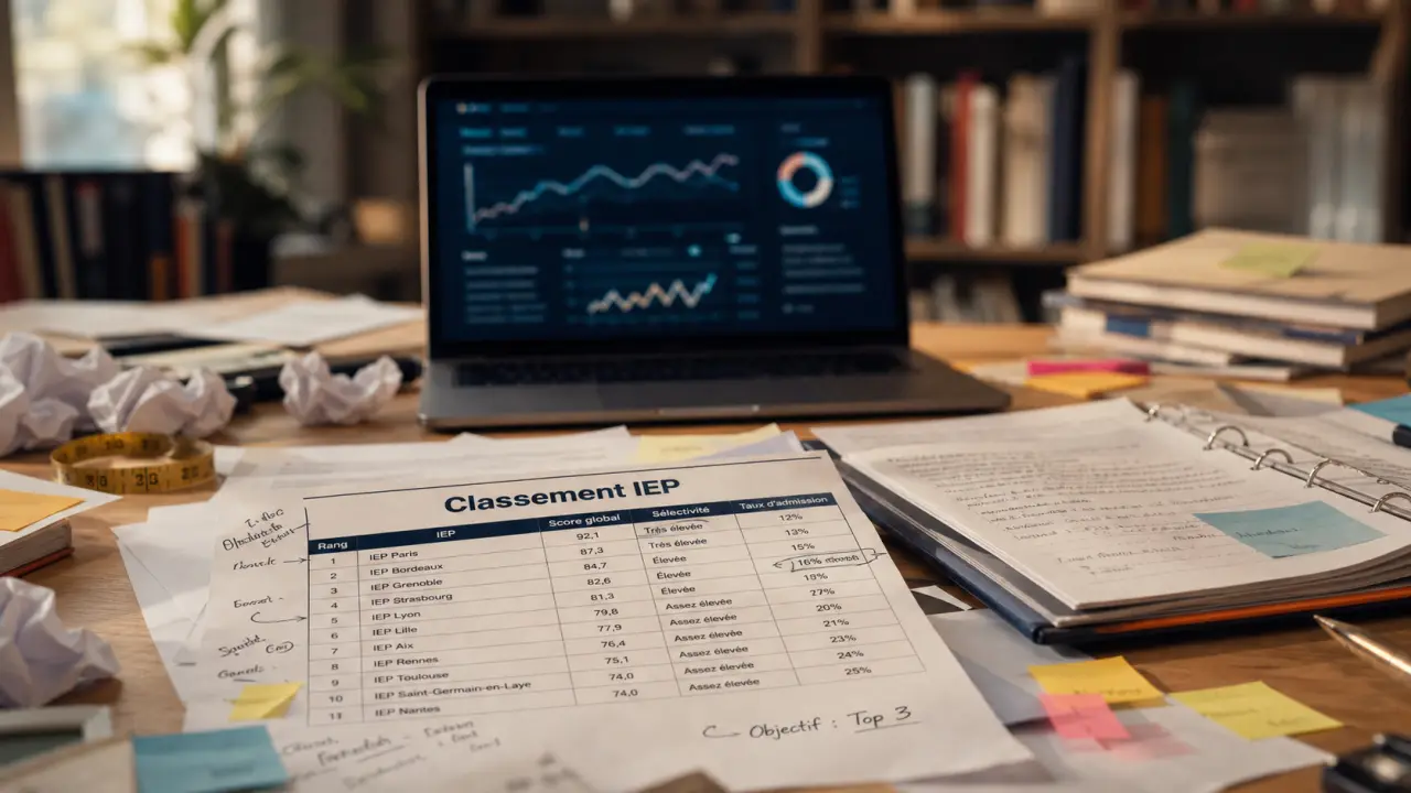 Classement IEP : palmarès et documents sur table