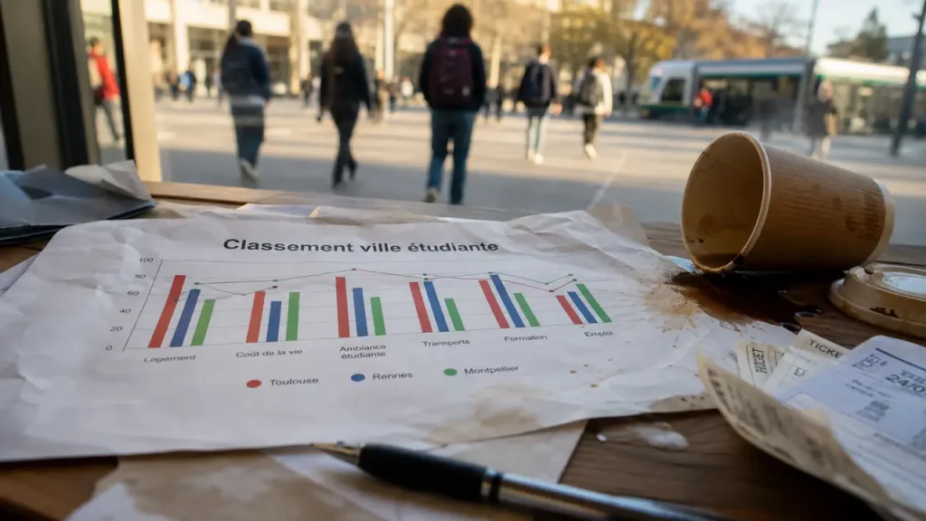 Classement ville étudiante France : Toulouse, Rennes, Montpellier