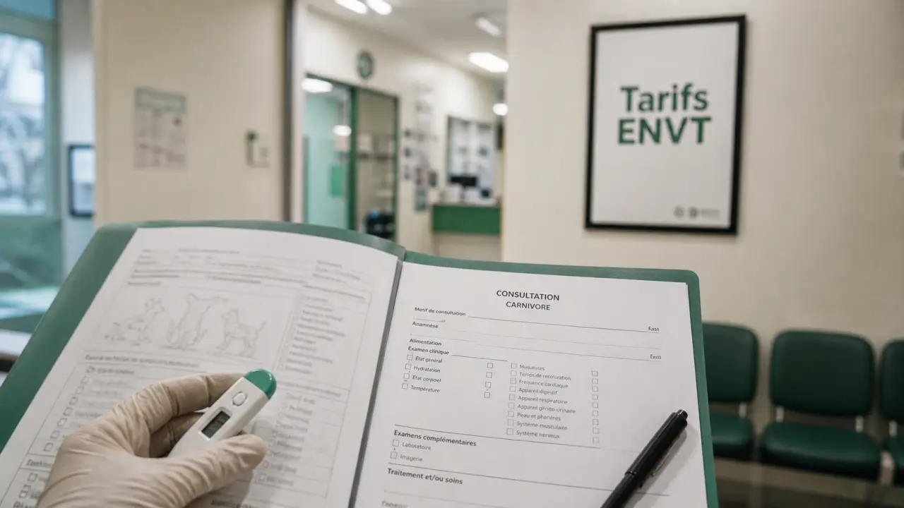 École vétérinaire Toulouse : tarif consultation, acompte 30 %, 100 €