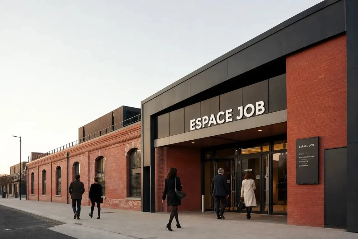 Espace Job Toulouse activités : vue extérieure du lieu culturel dans le quartier des Sept-Deniers