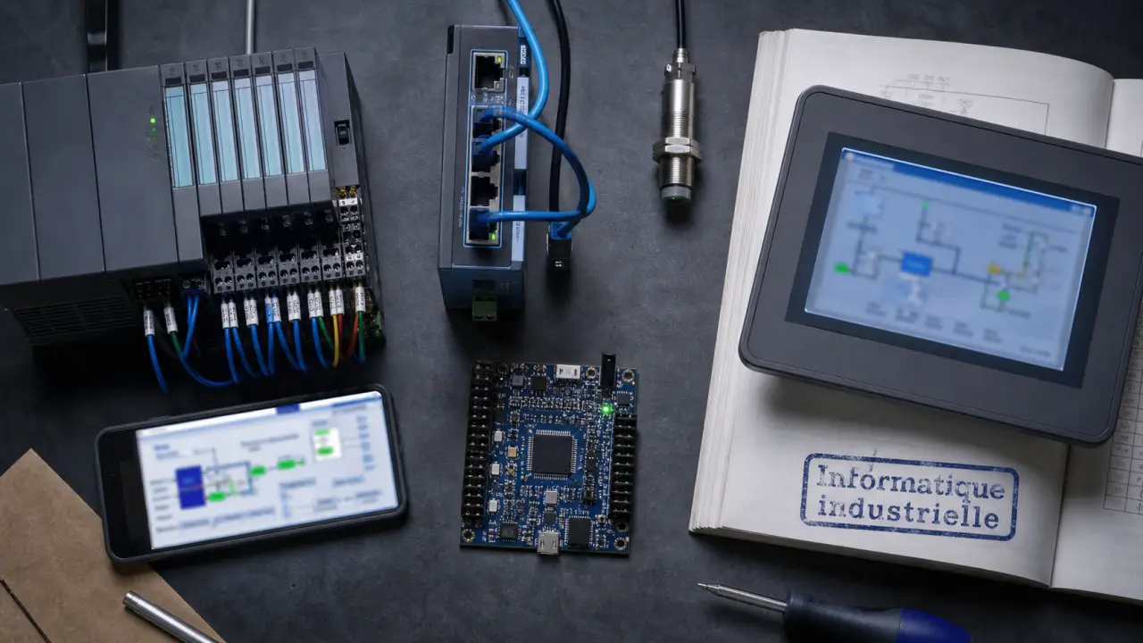Informatique industrielle formation : atelier automate, IHM et réseau industriel