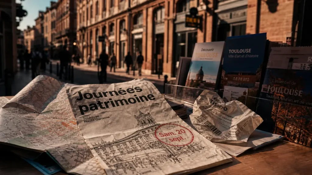 Journées du patrimoine 2025 Toulouse : réservation et quartiers historiques, guide papier et plan de la ville