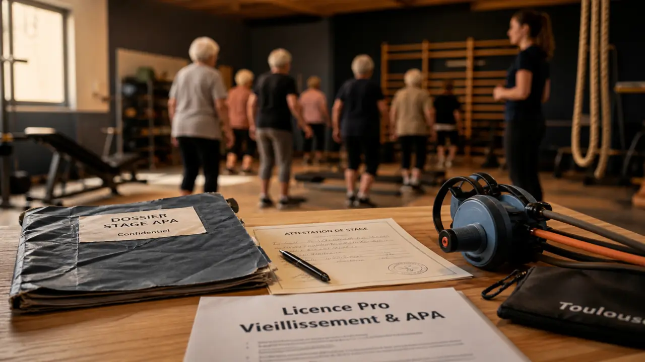 Licence professionnelle vieillissement et activités physiques adaptées à Toulouse, dossier de candidature