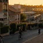 Saint agne toulouse : gare et métro, rue résidentielle