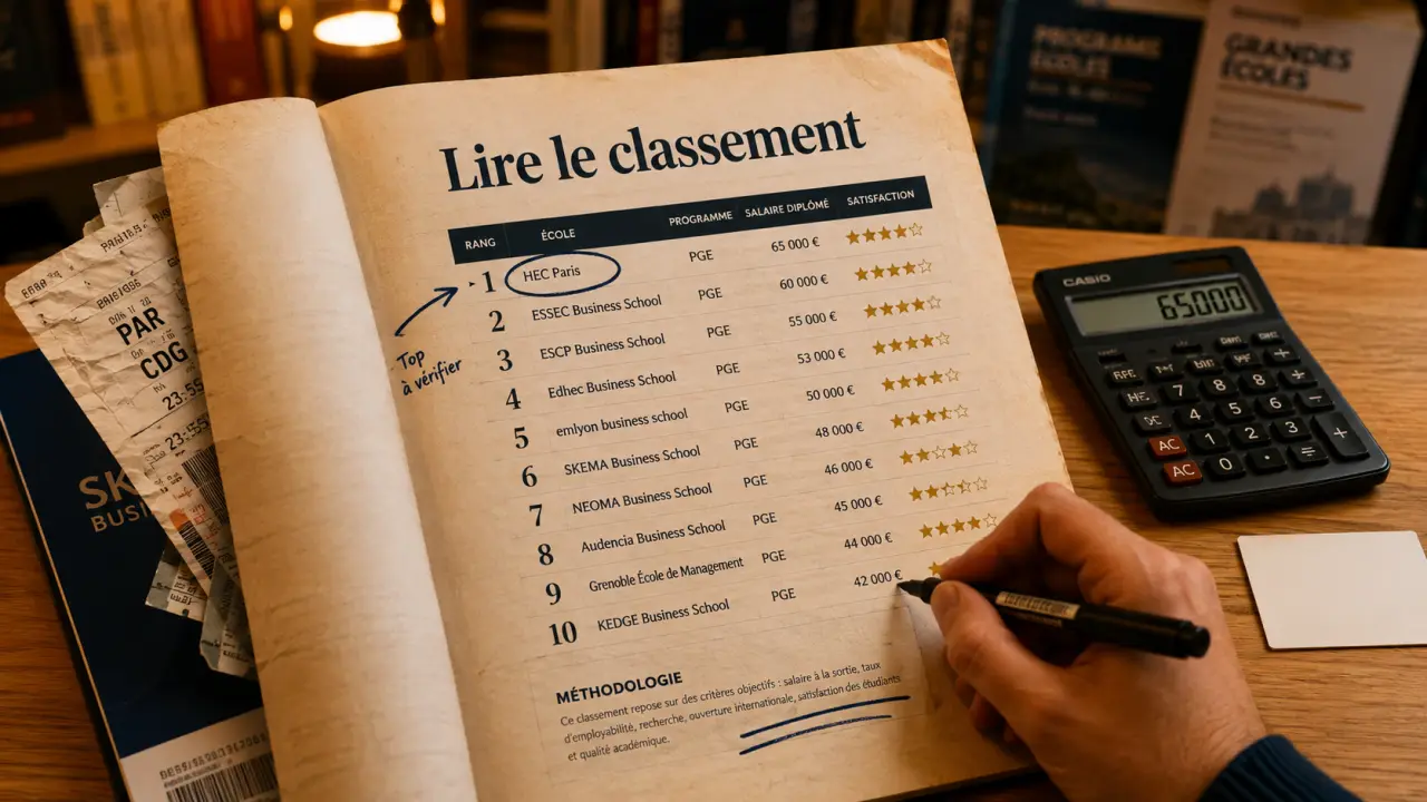 Classement de ecole de commerce : palmarès à lire