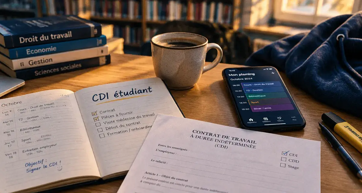 cdi étudiant toulouse : contrat et planning au bureau étudiant